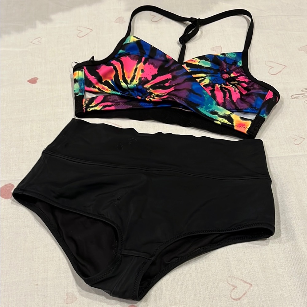 Colorful Tie-Dye Bikini Set
